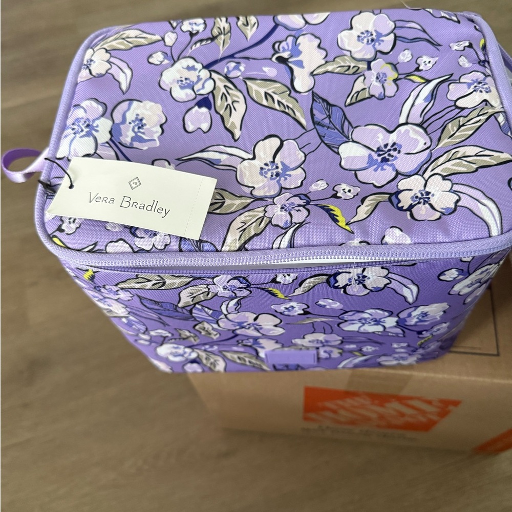 Vera Bradley Lilac Floral Storage Case